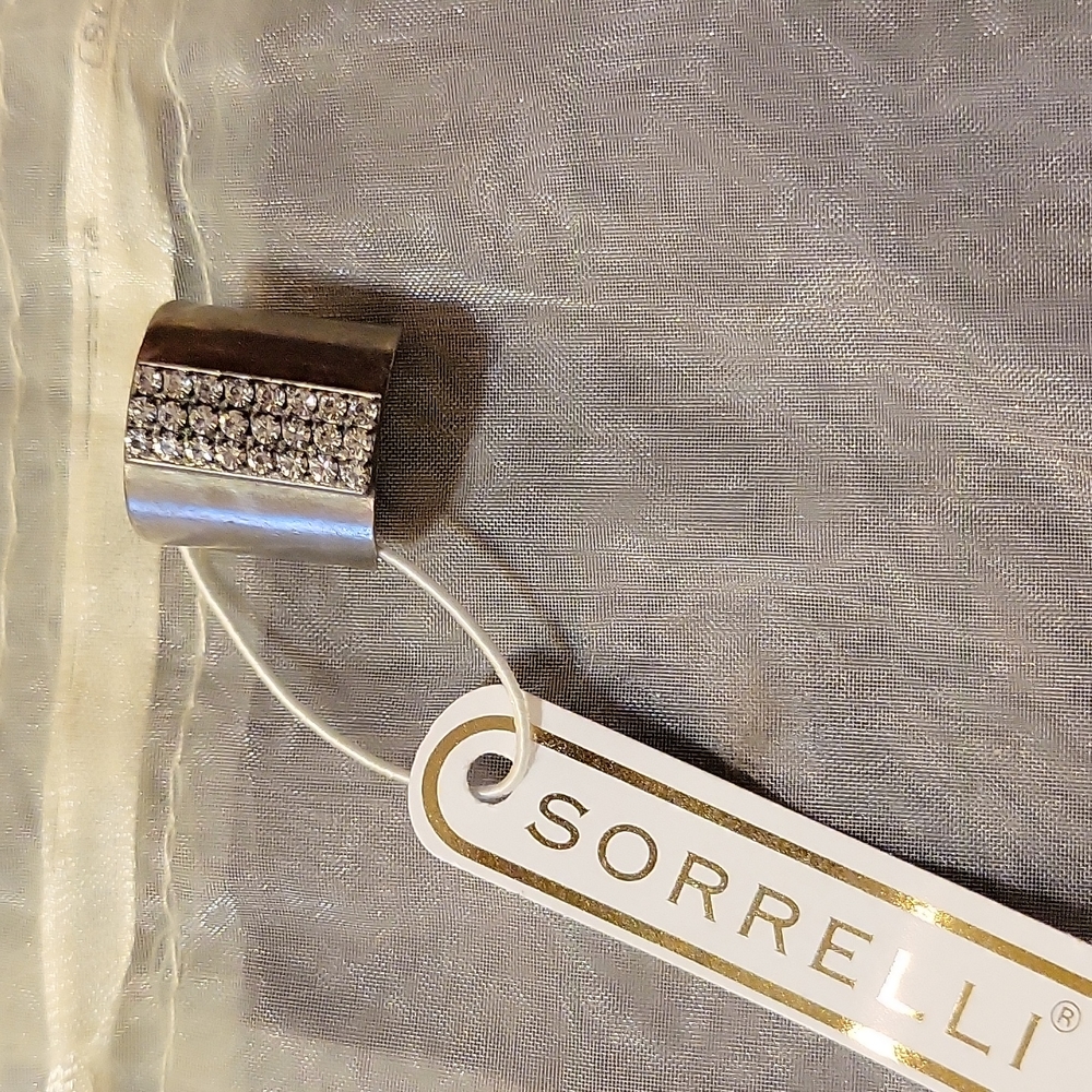 Sorrelli Silver Crystal Ring